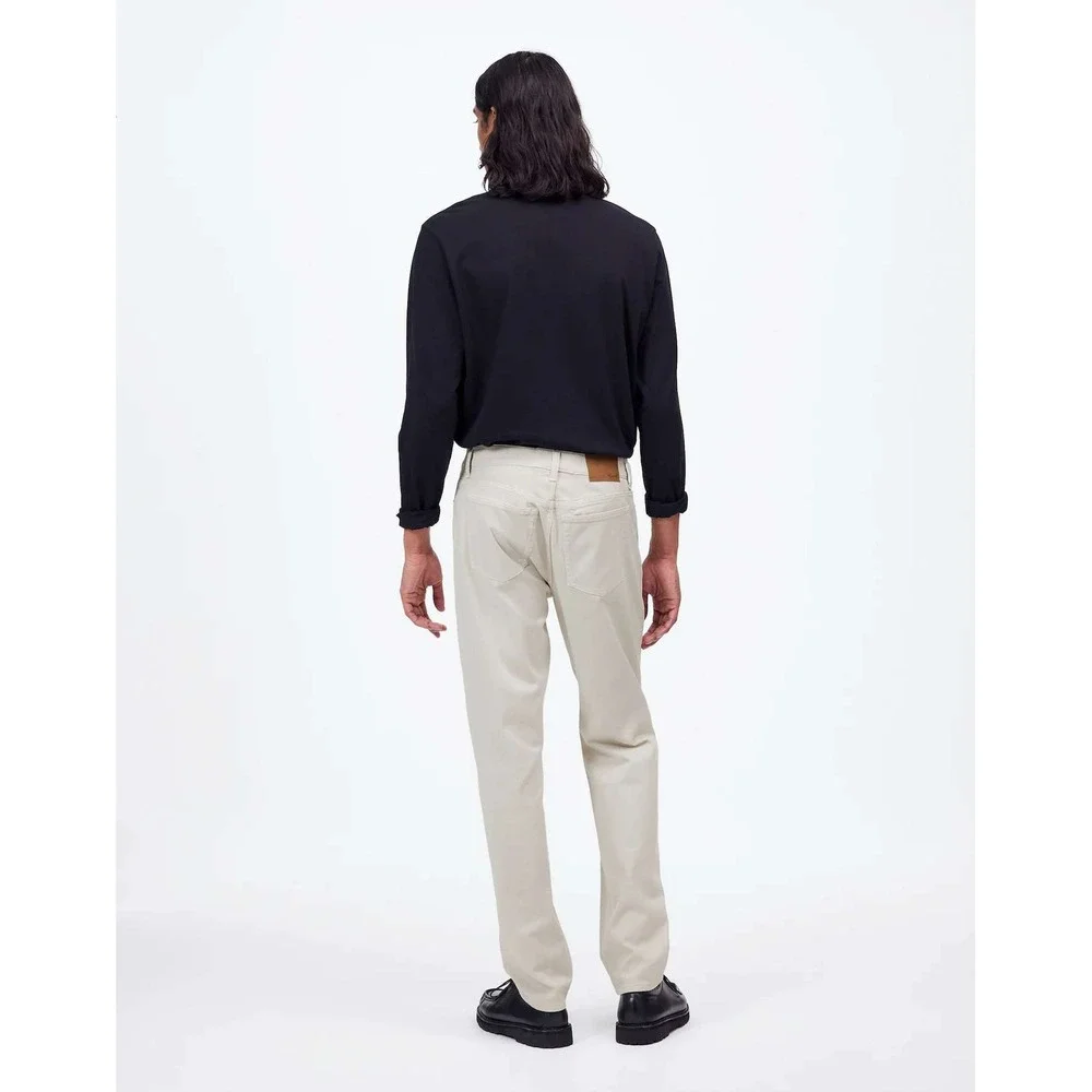 MADEWELL The Allday 1991 Straight Pant 34x34 Cream Off White Chino NEW NS352